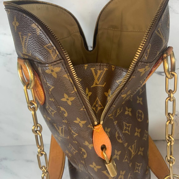 ❌❌LOUIS VUITTON Iconoclasts Bag Baby Punching Karl Lagerfeld Gold Chain Monogram - Picture 16 of 16